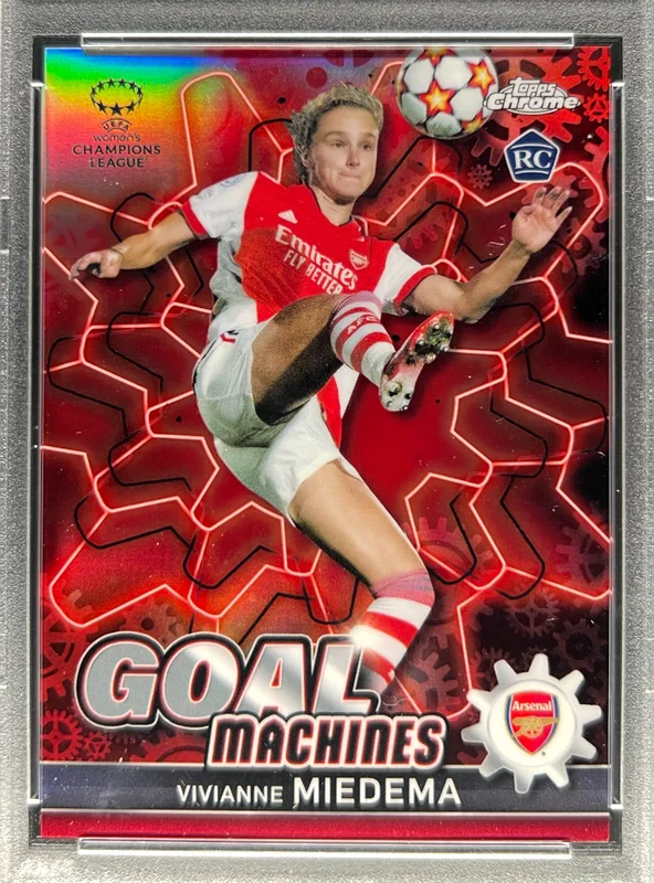 2021-22 Topps Chrome UWCL Vivianne Miedema Goal Machines Red /5 #8