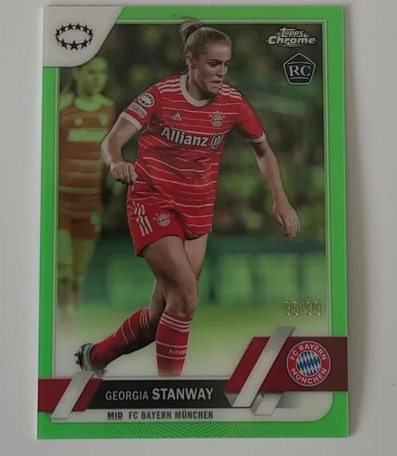 2022-23 Topps Chrome UEFA Women's UWCL Green /99