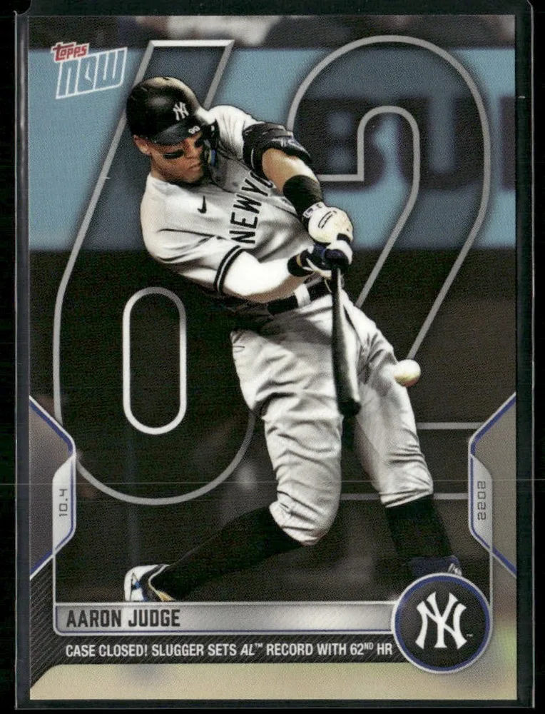 2022 Topps Now #1012 (62nd HR)
