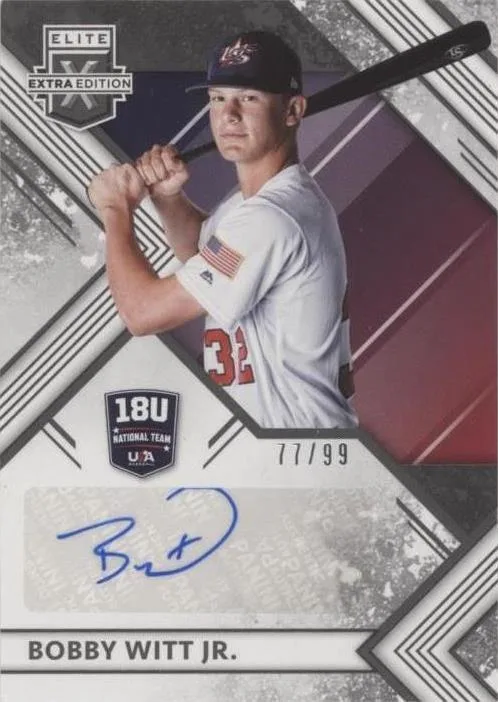 2018 Panini Elite Extra Edition 18U Signatures #42 /99