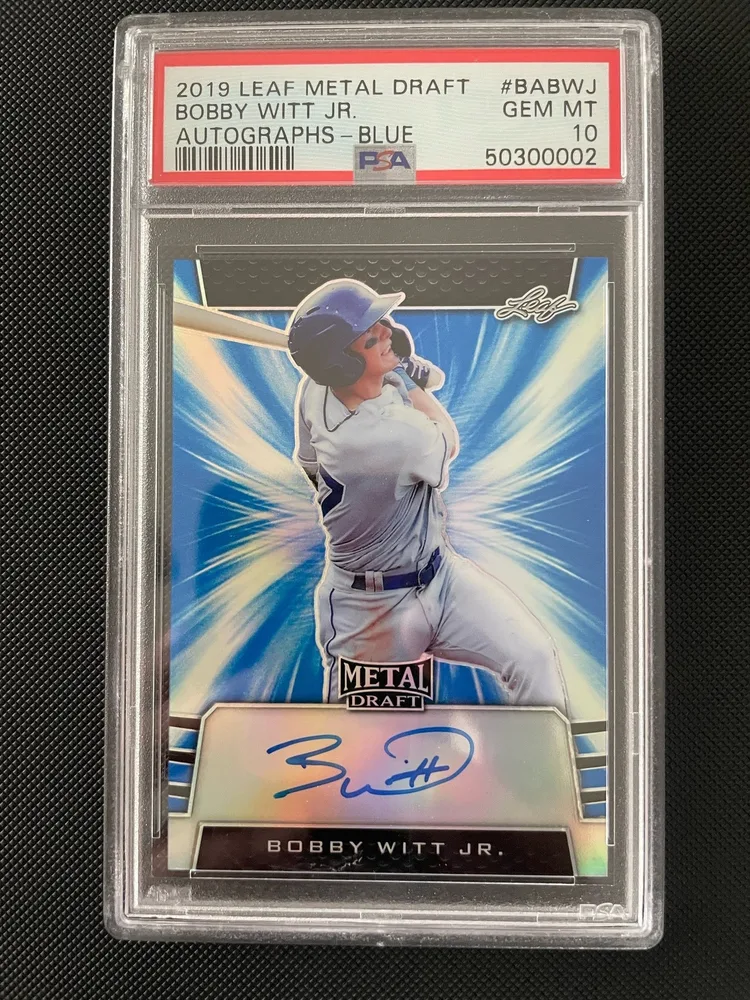 2019 Leaf Metal Draft Autographs Blue /30