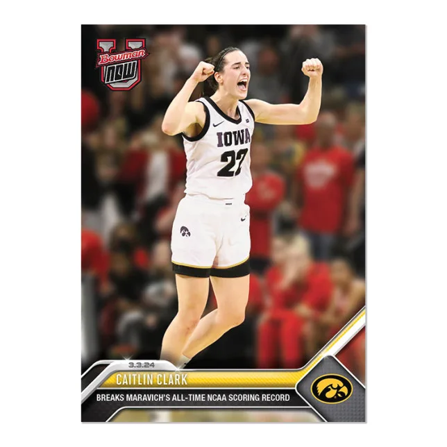 2023-24 Bowman U Now #61 (NCAA Scoring Record)