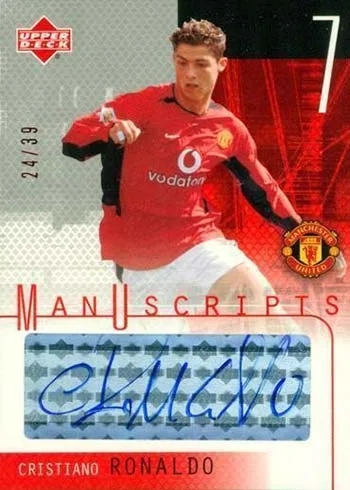 2003-04 Upper Deck Man Utd ManUscripts Red /39