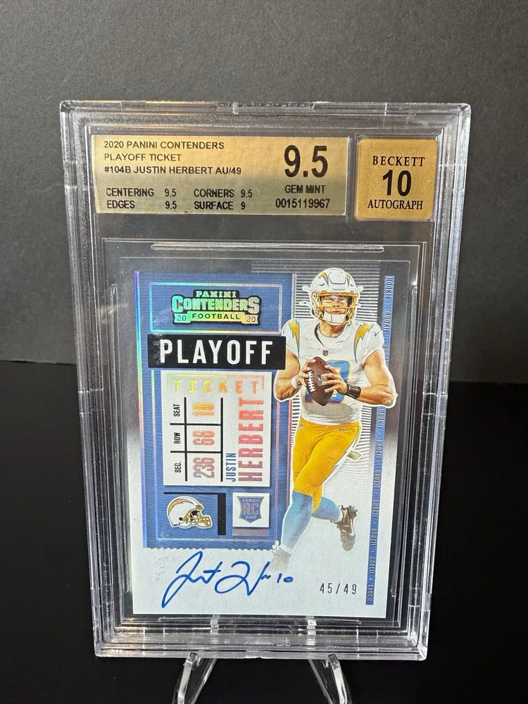 2020 Panini Contenders Rookie Ticket Auto #104