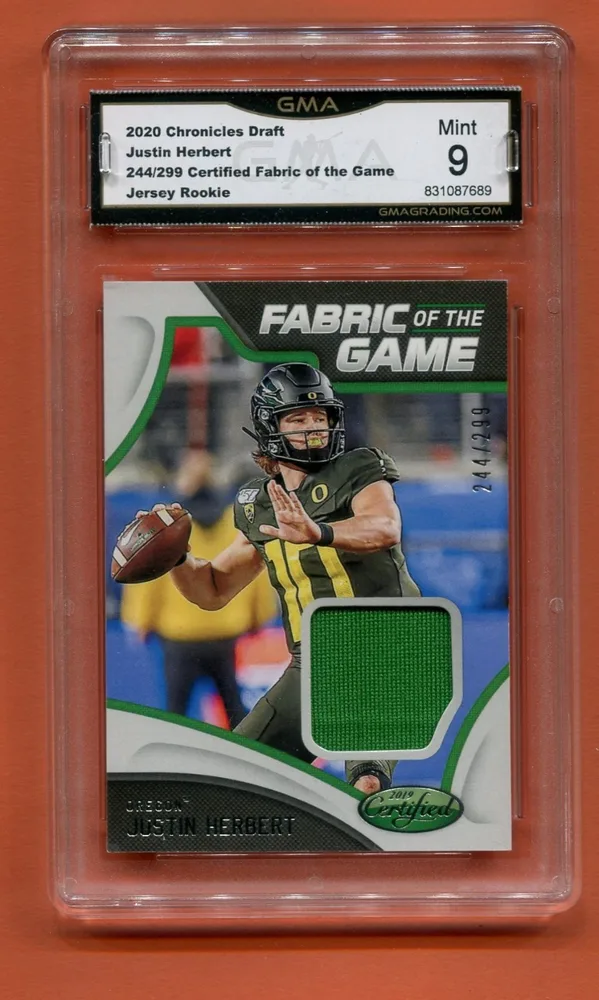 2020 Chronicles Draft Picks Collegiate Fabric of the Game #4 /299