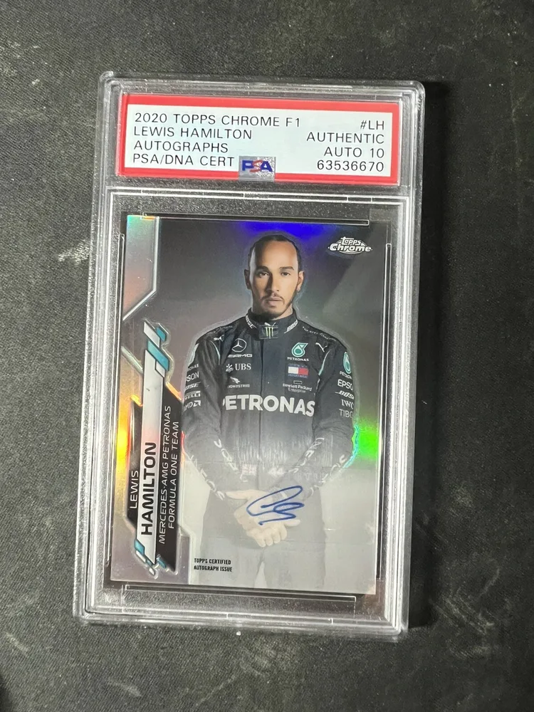 2020 Topps Chrome F1 Autograph #F1A-LH /58