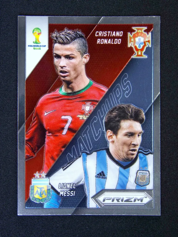 2014 Panini Prizm World Cup Matchups #19 (Messi / Ronaldo)