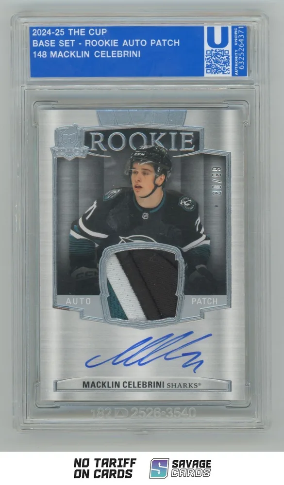 2024-25 The Cup Rookie Auto Patch #148 /99