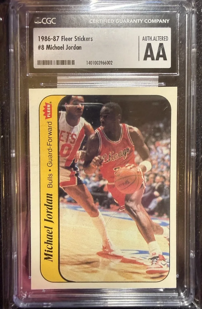1986 Fleer Sticker #8