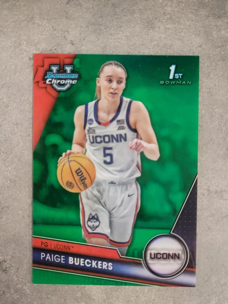 2023-24 Bowman University Chrome Green Refractor #90 /99