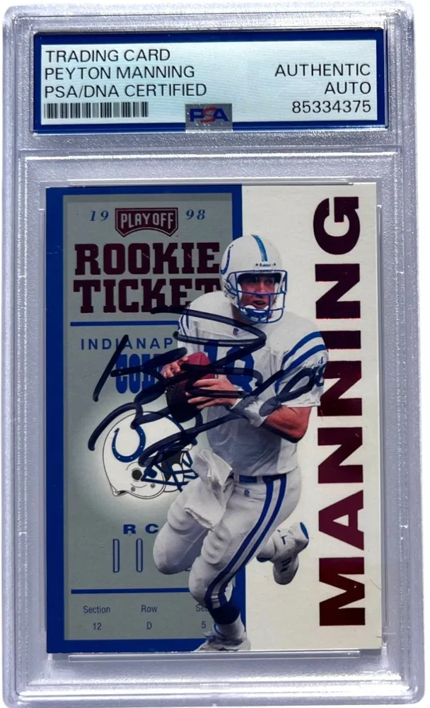 1998 Playoff Contenders #87 RC Auto