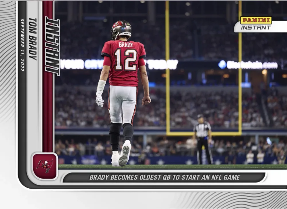 2022 Panini Instant NFL #13 (Oldest QB to Start) /403